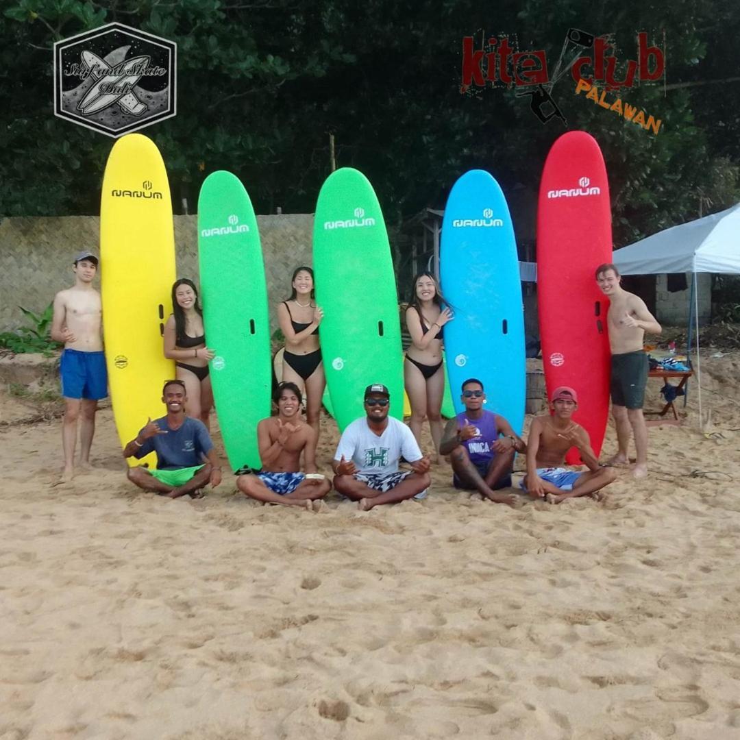 Surf And Skate Duli El Nido By Kiteclub Palawan Hostel Ngoại thất bức ảnh