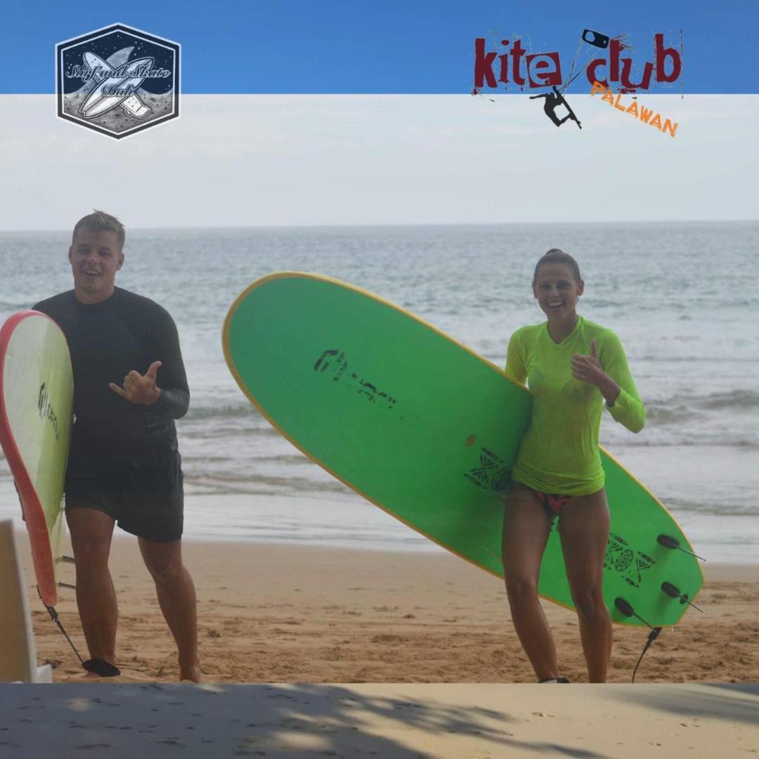 Surf And Skate Duli El Nido By Kiteclub Palawan Hostel Ngoại thất bức ảnh